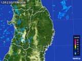 2016年12月23日の岩手県の雨雲レーダー