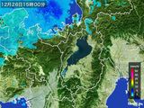 2016年12月26日の滋賀県の雨雲レーダー