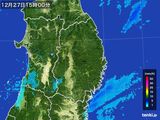2016年12月27日の岩手県の雨雲レーダー