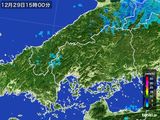 2016年12月29日の広島県の雨雲レーダー