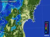 2016年12月29日の宮城県の雨雲レーダー