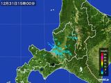 2016年12月31日の道央の雨雲レーダー