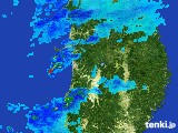 2017年01月02日の秋田県の雨雲レーダー