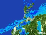 2017年01月10日の石川県の雨雲レーダー