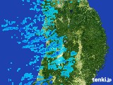 2017年01月12日の秋田県の雨雲レーダー