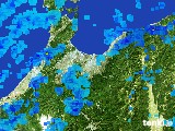 2017年01月14日の富山県の雨雲レーダー