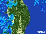 2017年01月15日の岩手県の雨雲レーダー