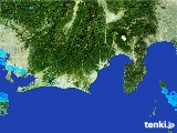 2017年01月24日の静岡県の雨雲レーダー