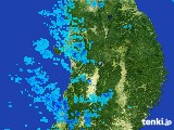 2017年01月25日の秋田県の雨雲レーダー