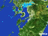 2017年01月27日の熊本県の雨雲レーダー