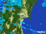 2017年02月07日の宮城県の雨雲レーダー