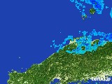 2017年02月18日の島根県の雨雲レーダー