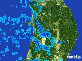 2017年03月08日の秋田県の雨雲レーダー