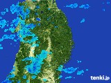 2017年03月09日の岩手県の雨雲レーダー
