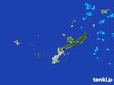 2017年03月14日の沖縄県の雨雲レーダー