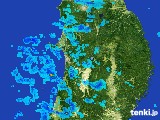 2017年03月16日の秋田県の雨雲レーダー