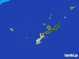 2017年03月22日の沖縄県の雨雲レーダー