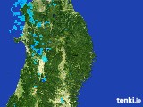 2017年03月25日の岩手県の雨雲レーダー