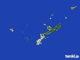 2017年03月28日の沖縄県の雨雲レーダー