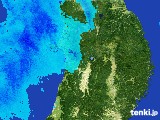 2017年04月06日の秋田県の雨雲レーダー
