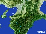 2017年04月16日の奈良県の雨雲レーダー