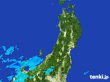 2017年04月20日の東北地方の雨雲レーダー