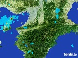 2017年04月21日の奈良県の雨雲レーダー