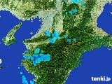 2017年04月25日の奈良県の雨雲レーダー