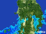 2017年04月29日の秋田県の雨雲レーダー