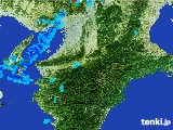 2017年05月10日の奈良県の雨雲レーダー