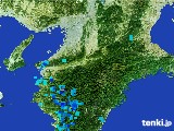 2017年05月21日の奈良県の雨雲レーダー