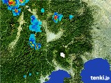 2017年05月22日の山梨県の雨雲レーダー