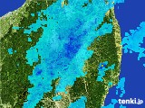 2017年05月24日の福島県の雨雲レーダー