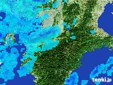 2017年05月24日の奈良県の雨雲レーダー