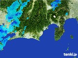 2017年05月25日の静岡県の雨雲レーダー