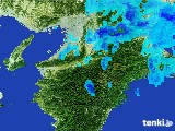 2017年05月25日の奈良県の雨雲レーダー