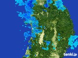 2017年06月04日の秋田県の雨雲レーダー