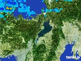2017年06月10日の滋賀県の雨雲レーダー