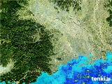 2017年06月18日の埼玉県の雨雲レーダー