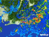 2017年06月21日の静岡県の雨雲レーダー