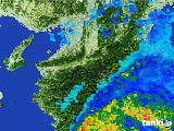 2017年06月25日の奈良県の雨雲レーダー