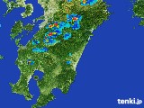 2017年06月29日の宮崎県の雨雲レーダー