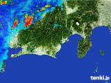 2017年07月04日の静岡県の雨雲レーダー