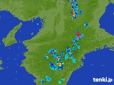 2017年07月08日の奈良県の雨雲レーダー