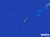 2017年07月09日の沖縄県(南大東島)の雨雲レーダー