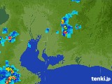 2017年07月10日の愛知県の雨雲レーダー