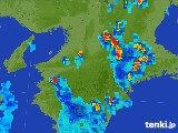 2017年07月10日の奈良県の雨雲レーダー