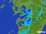 2017年07月10日の熊本県の雨雲レーダー