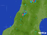 2017年07月10日の山形県の雨雲レーダー