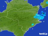 2017年07月12日の徳島県の雨雲レーダー